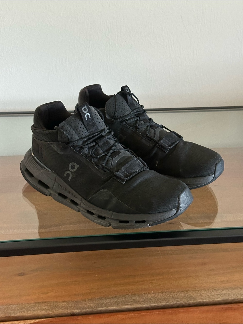 On Running Cloudnova 2 All-Black Men’s Athletic Running Shoes Size 10.5